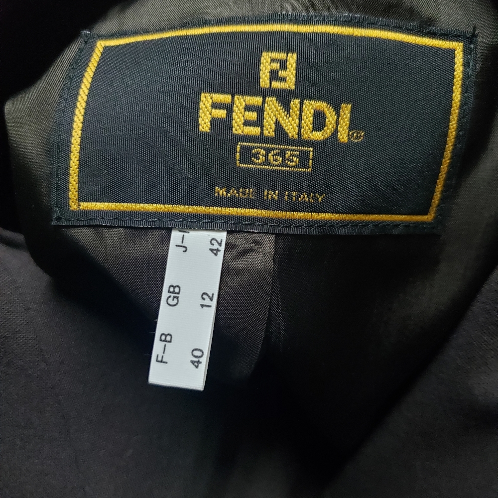Vintage Fendi dark brown fitted blazer - Picture 7 of 11